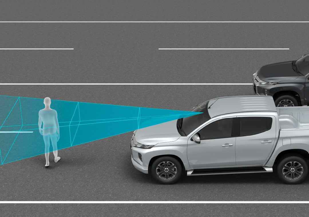 FRONTKOLLISIONSWARNSYSTEM MIT FUSSGÄNGERERKENNUNG (FCM) – FORWARD COLLISION MITIGATION SYSTEM