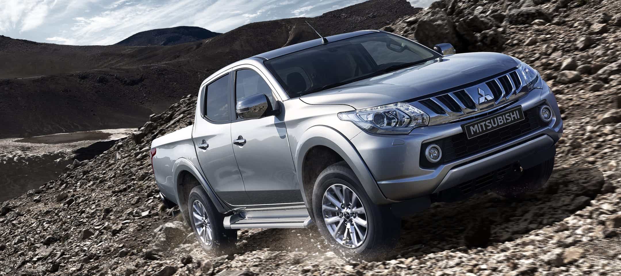 L200 on a rocky mountain