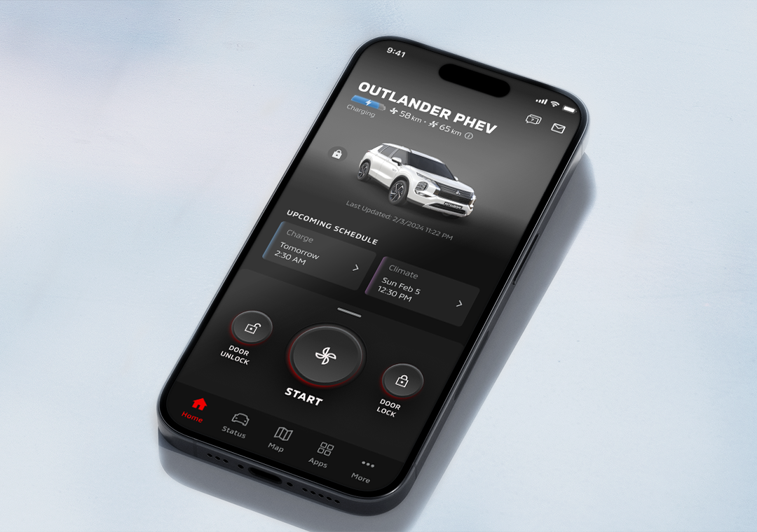 image.title Mitsubishi Outlander  Konnektivität Mitsubishi Outlander Phev Ladestatus App